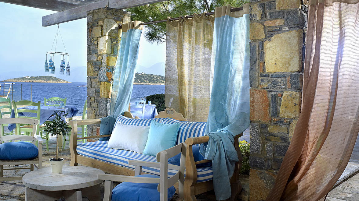 Greek beachfront restaurant