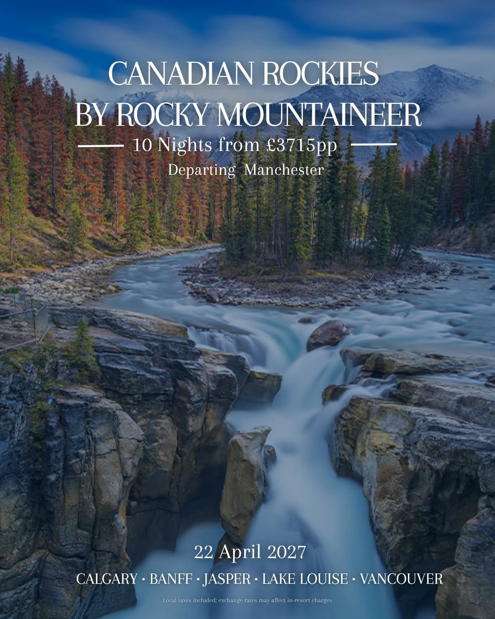 Canadian Rockies by Rocky Mountaineer