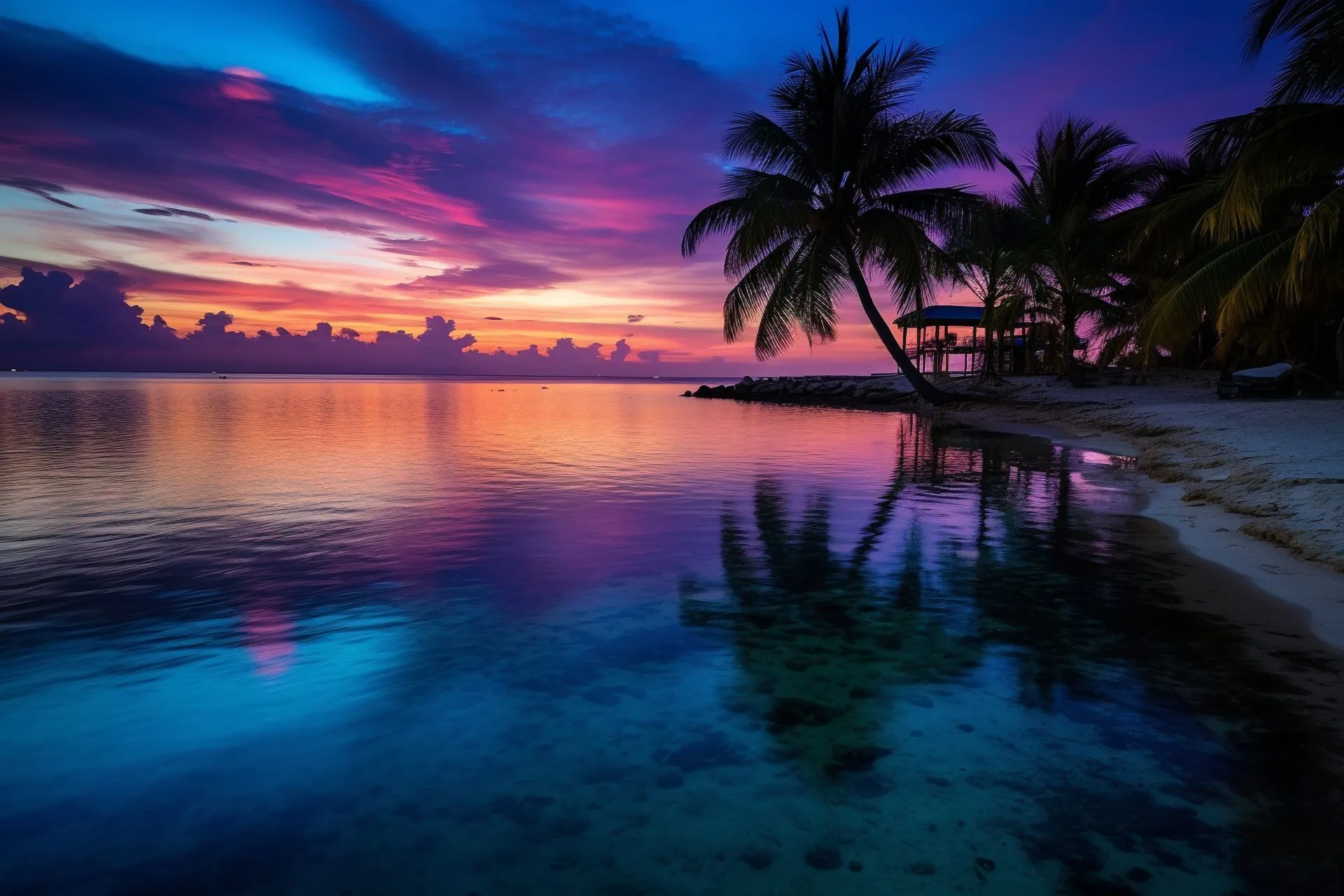 Romantic sunset